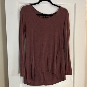 Women's Long Sleeve Top in Mauve by Willi Smith